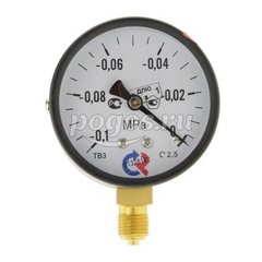 Вакуумметр ТВ-310Р (-0,1...0MPa) G1/4 кл.точ 2,5 РОСМА