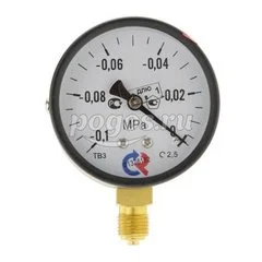 Вакуумметр ТВ-310Р (-0,1...0MPa) G1/4 кл.точ 2,5 РОСМА