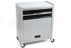 Шкаф для инструмента MATRIX 2 секции 600х260х340мм 616х330х658мм на колесах 10 ящиков