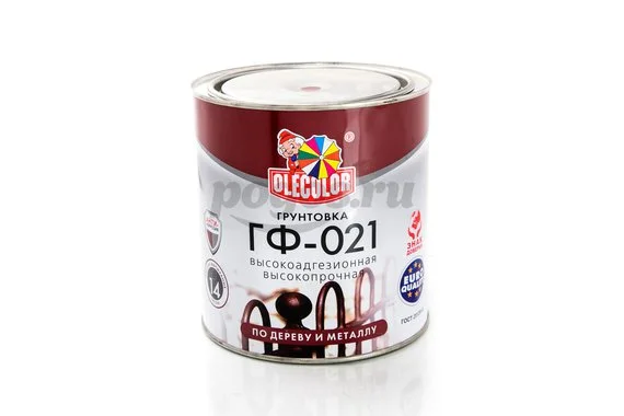Грунтовка ГФ-021 по дереву и металлу красно-коричневый 2.2кг Престиж OLECOLOR