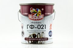 Грунтовка ГФ-021 по дереву и металлу красно-коричневый 6кг OLECOLOR/FARBITEX