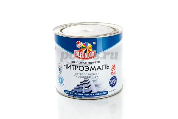 Нитроэмаль  1.7кг по дереву и металлу серый