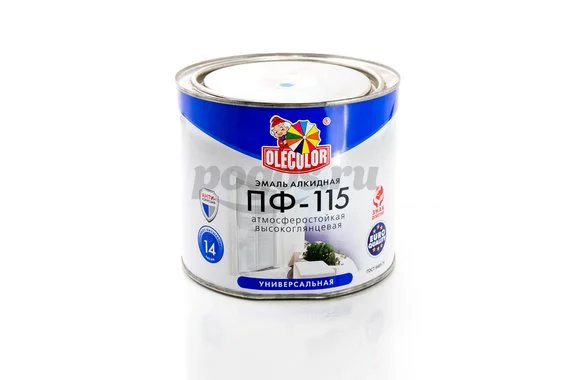 Эмаль алкидная ПФ-115 голубой ( 1.8кг) Престиж OLECOLOR
