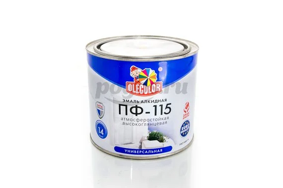 Эмаль алкидная ПФ-115 желтый ( 1.8кг) Престиж OLECOLOR
