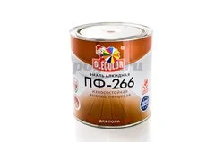 Эмаль алкидная ПФ-266, красно-коричневая, для пола, 2.7кг Престиж  OLECOLOR 