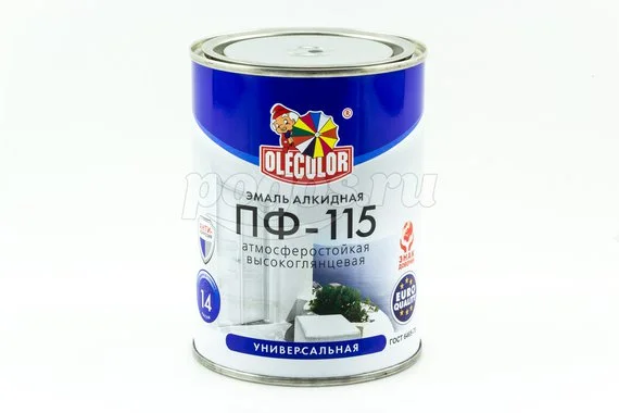 Эмаль алкидная ПФ-115 черный 0.8кг Престиж  OLECOLOR