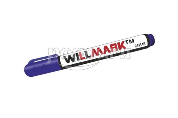 Маркер строительный синий  WILLMARK