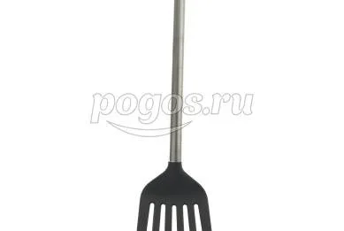 Лопатка нейлоновая нержавеющая с прорезями Аргенто