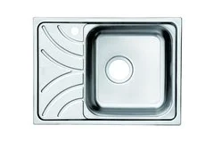 Мойка, нержавеющая сталь, шелк, чаша справа, 605*440, Arro S  IDDIS