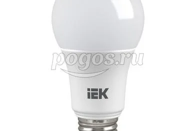 Лампа LED A60 шар 20Вт 230В 4000К E27  IEK