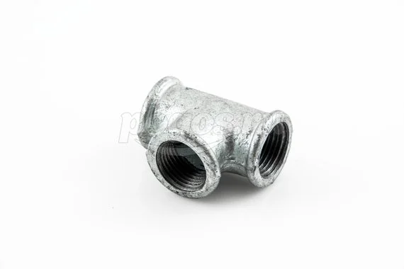 Тройник чугунный, оцинк.Ду-32мм.