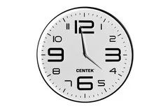 Часы настенные плавный ход 30cм объемные цифры  Centek