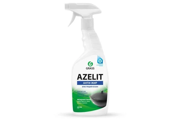 Чистящее средство антижир для удаления жира на кухне Grass Azelit КАЗАН 600 мл 125375