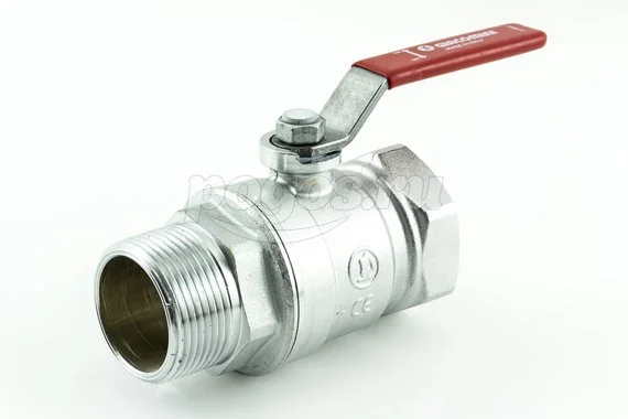 Кран шаровой F- M 1"1/4" рычаг ст/п хром R254DL GIACOMINI