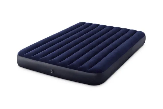 Матрас надувной флокированный Intex Classic Downy Airbed Fiber-Tech, 152 х 203 х 25 см 64759