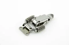 Замок-защелка для ящиков L- 56мм с двойной пружиной нерж