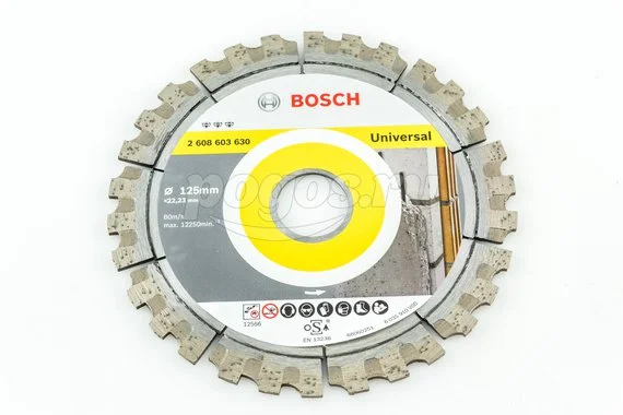Диск отрезной BOSCH Best for Universal and Meta 125х2.2х22мм алмазный 12мм