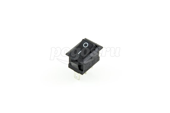 Переключатель клавишный 250V 6А (3с) ON-ON черный Mini (RWB-202, SC-768) REXANT
