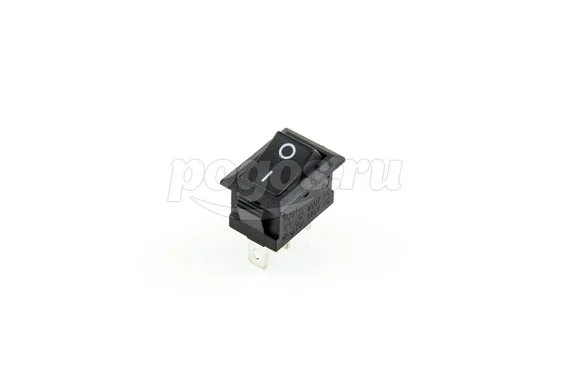 Переключатель клавишный 250V 6А (3с) ON-ON черный Mini (RWB-202, SC-768) REXANT