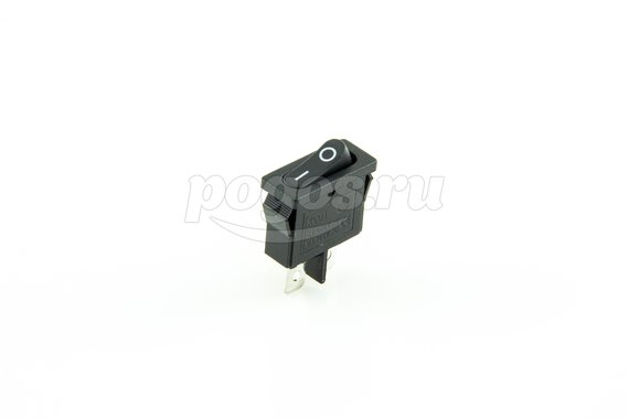 Выключатель клавишный 250V 6А (2с) ON-OFF черный Mini (RWB-103, SC-766, MRS-101-5) REXANT