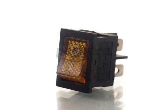 Выключатель клавишный 250V 6А (3с) ON-OFF с подсветкой Mini (RWB-206, SC-768) REXANT