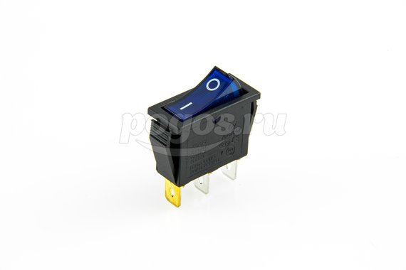 Выключатель клавишный 250V 15А (3с) ON-OFF с подсветкой (RWB-404, SC-791, IRS-101-1C) REXANT