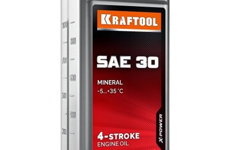 Масло для 4-х тактных двигателей минеральное SAE 30 1л  KRAFTOOL
