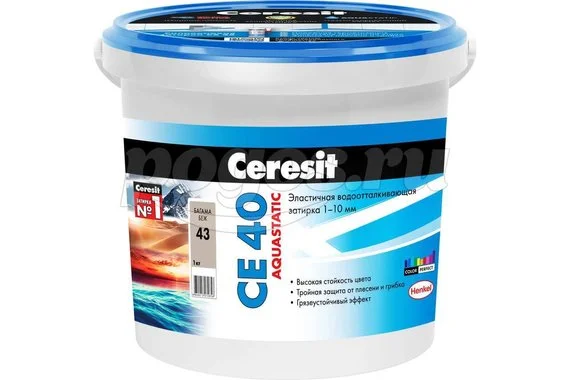 Затирка Ceresit CE 40 1 аквастатик багама 43