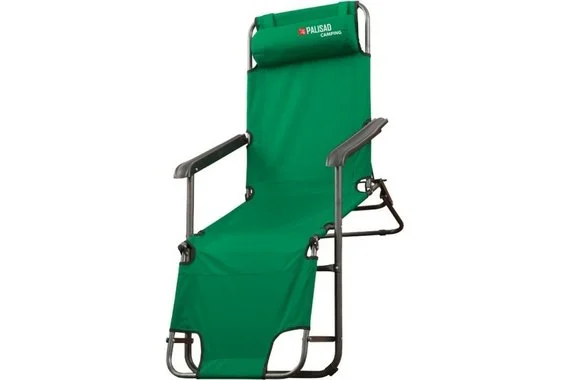 Шезлонг складной двухпозиционный 156*60*82см  PALISAD Camping 69587