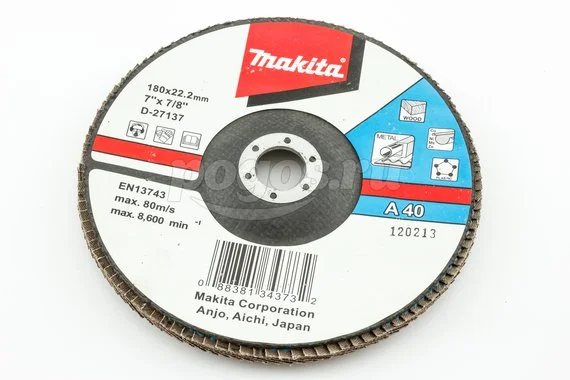 Диск лепестковый MAKITA A 40 180х22мм