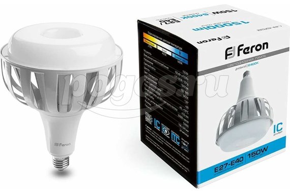 Светодиодная лампа FERON, 150W 230V, E27-E40, 6400K, LB-652 38098