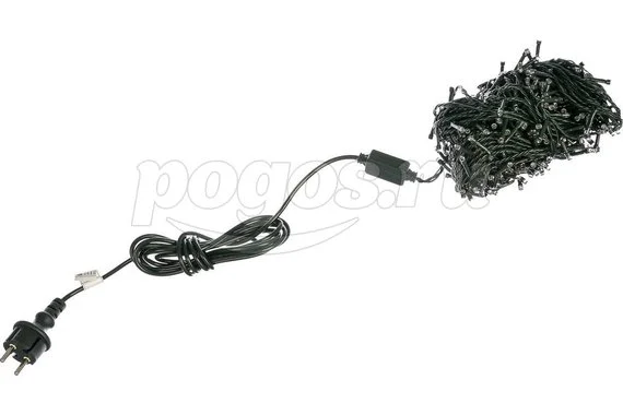 Гирлянда FERON CL07 24V, 400LED, 4000K, 14W, с 48W-драйвером, IP44, шнур 3м, 0.2мм 26734