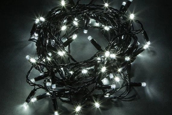 Гирлянда светодиодная "Метраж" 60м 600LED, постоянное свечение, IP44, теплый белый  Feron