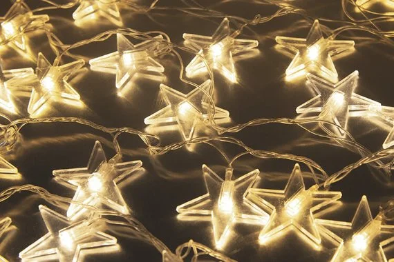 Гирлянда "Созвездие", 4м, 40LED SE-CUBE-440WW прозр.шнур 3м, теплый белый