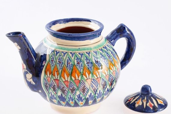 Чайник заварочный Риштанская керамика 1л МИКС  