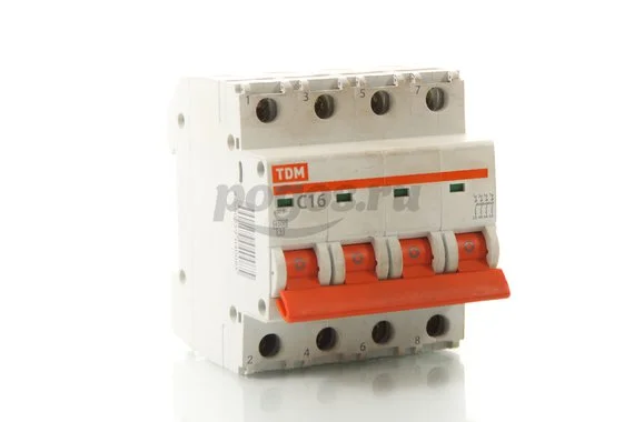 Выключатель автоматич.4п С16А 4,5kA BA47-29 TDM
