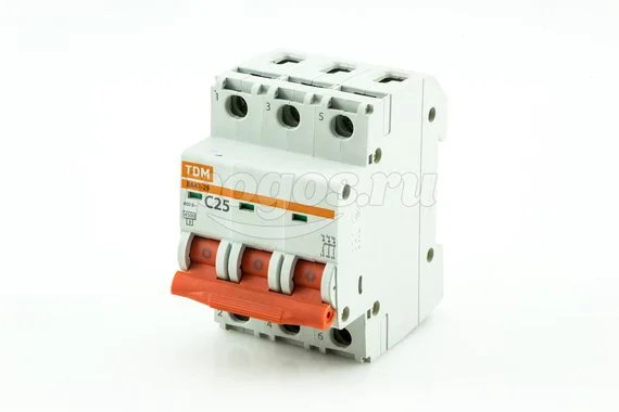 Выключатель автоматич.3п С25А 4,5kA BA47-29 TDM