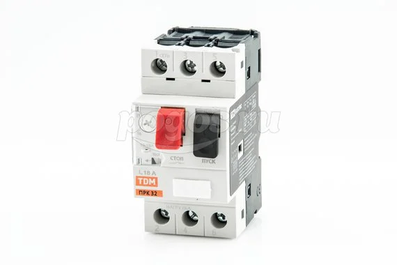 Пускатель ручной кнопочный TDM ПРК32-18 SQ0212-0012