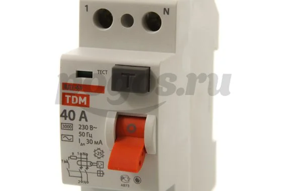 Устройство защитного отключения 2п 40А 30mA ВД1-63 TDM