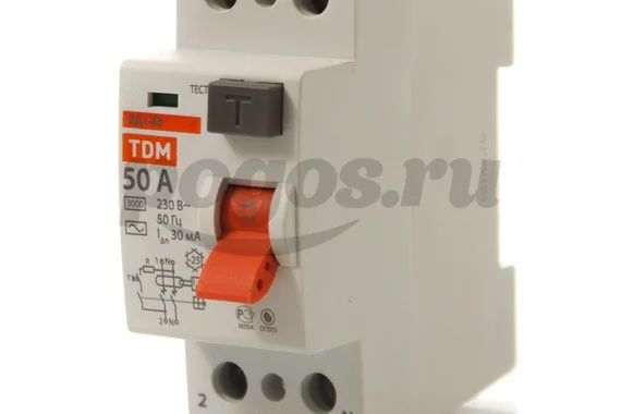 Устройство защитного отключения 2п 50А 30mA ВД1-63 TDM
