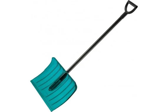 Лопата снеговая поликарбонат 520*375*1390мм алюминиевый черенок  Palisad