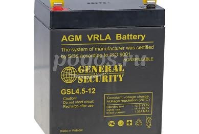 Аккумуляторная батарея 12V 4,5Ah (90*100*70)  General Security