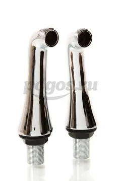 Уголок для врезки смесителя на ванну M 3/4" * 3/4", хром (длина 125мм) RR