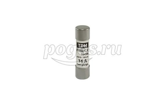 Вставка плавкая ПВЦ-С2, 10*38, 16А  TDM