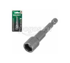 Головка-бита на шуруповерт магнитная №10 65мм  ВОЛАТ