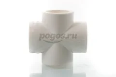 Крестовина PP-R d-32мм белый  LAVITA