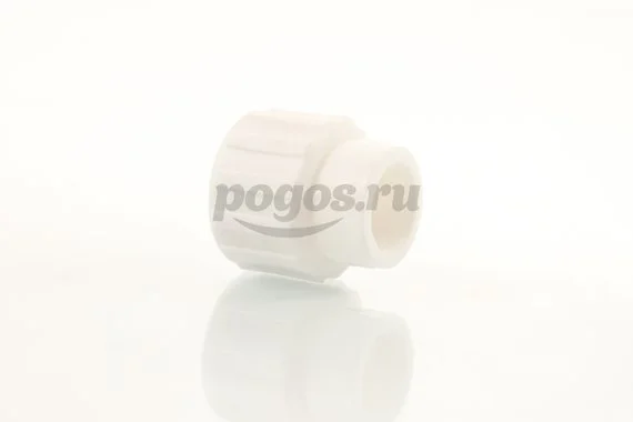 Муфта PP-R комб. d-20 F 1/2" белый MEERPLAST
