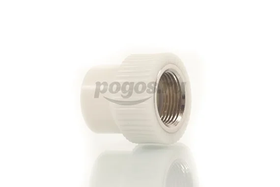Муфта PP-R комб. d-25 * F 3/4" белый  LAVITA /10/