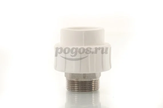 Муфта PP-R комб. под ключ d-40 M 1 1/4"