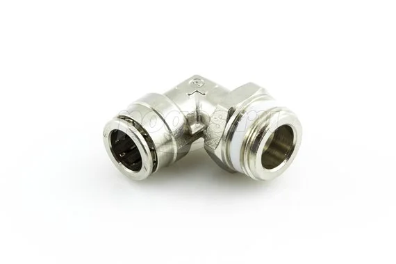 Уголок поворотный, с быстросъемным соедин. под шланг 12мм - M 1/2 с упл.кольцом CAMOZZI